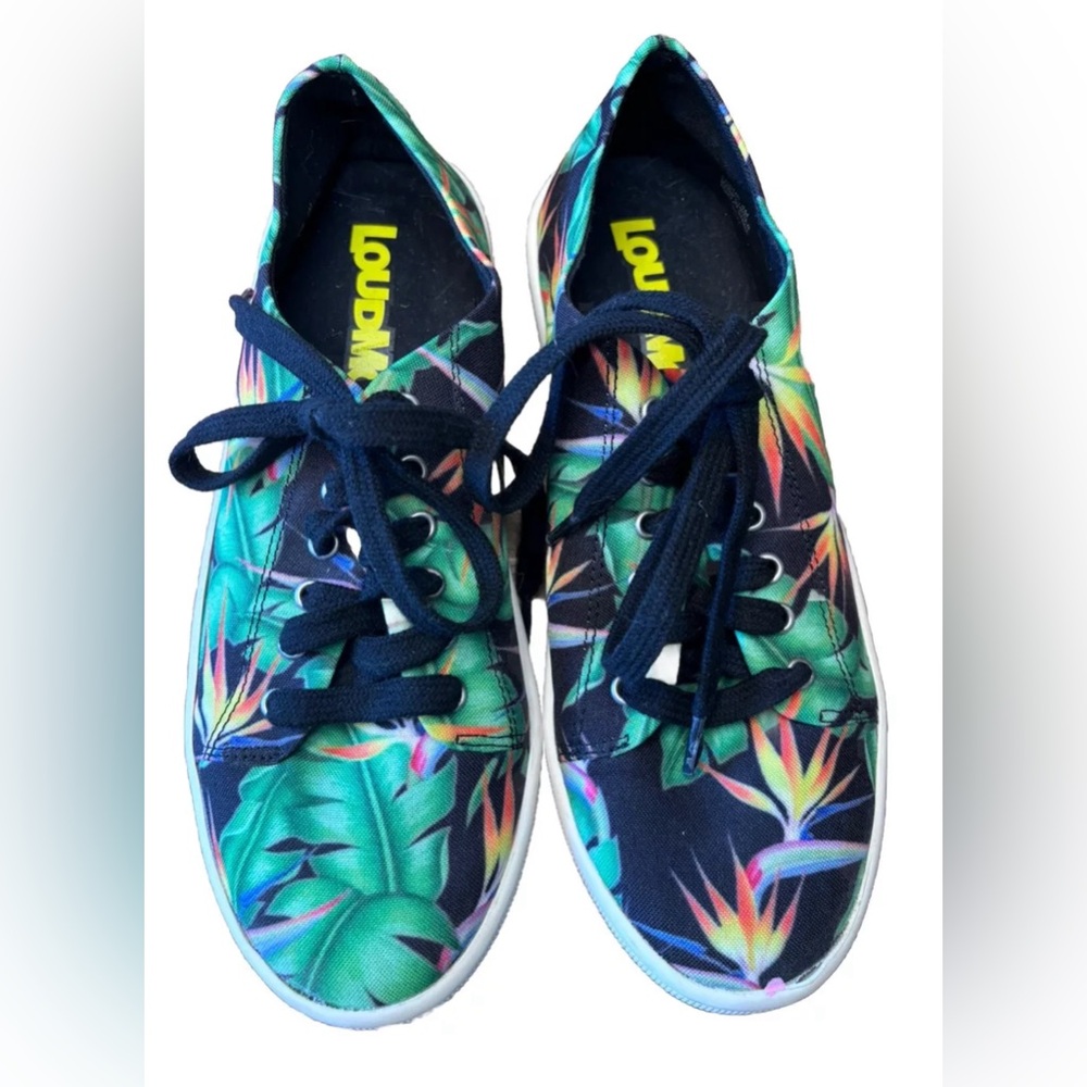 Kids Loudmouth Tropical Bora Bora Shane Sneaker Size 4M Golf Shoes